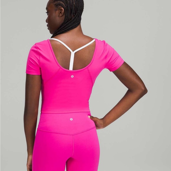 Lululemon Sonic pink align t-shirt - Picture 2 of 6